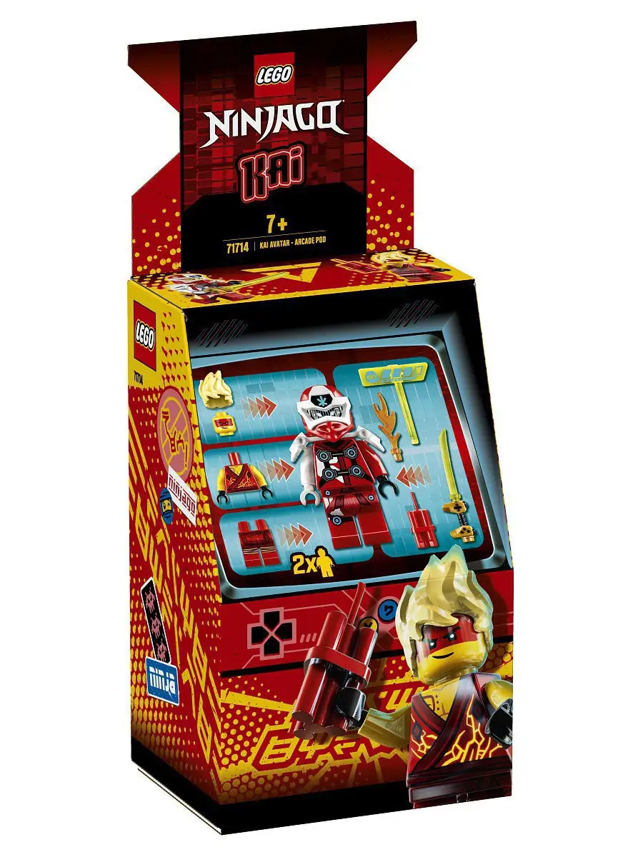 Конструктор NINJAGO 71714 Игровой автомат Кая необычная игру… LEGO купить  по цене 0 сум в интернет-магазине Wildberries в Узбекистане | 10726341