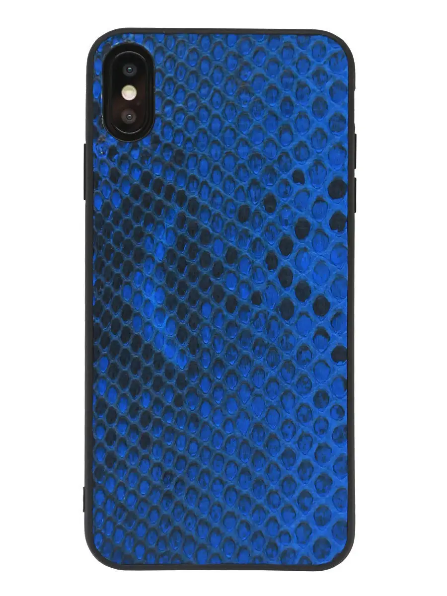 CraftCase Чехол на iPhone XS Blue Python back