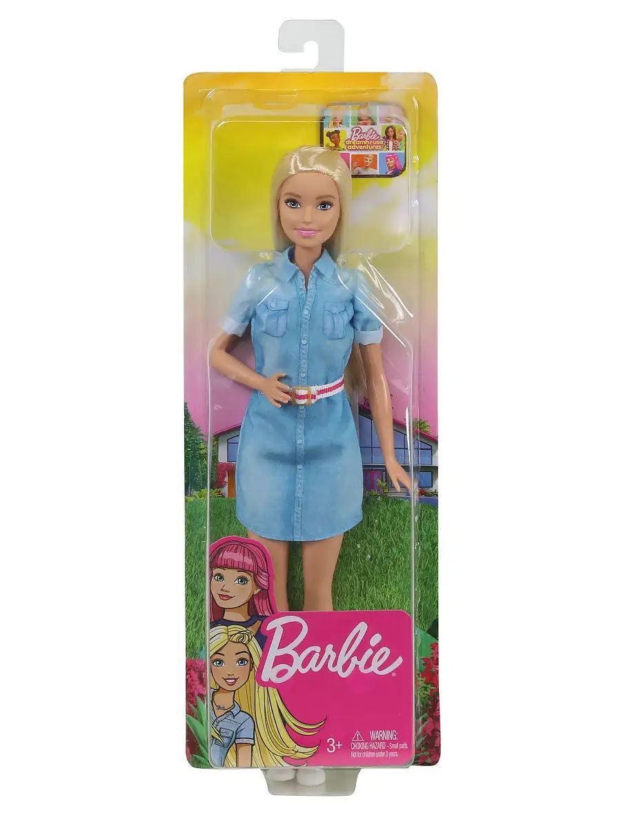 Кукла Дом мечты Путешествия Блондинка в голубом платье Barbie купить по  цене 0 сум в интернет-магазине Wildberries в Узбекистане | 10952512