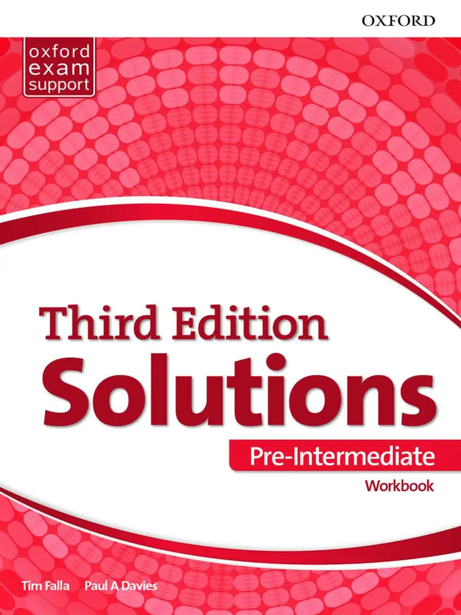 Solutions (3rd edition) Pre-Intermediate Workbook Oxford University Press  купить по цене 207 900 сум в интернет-магазине Wildberries в Узбекистане |  12030006