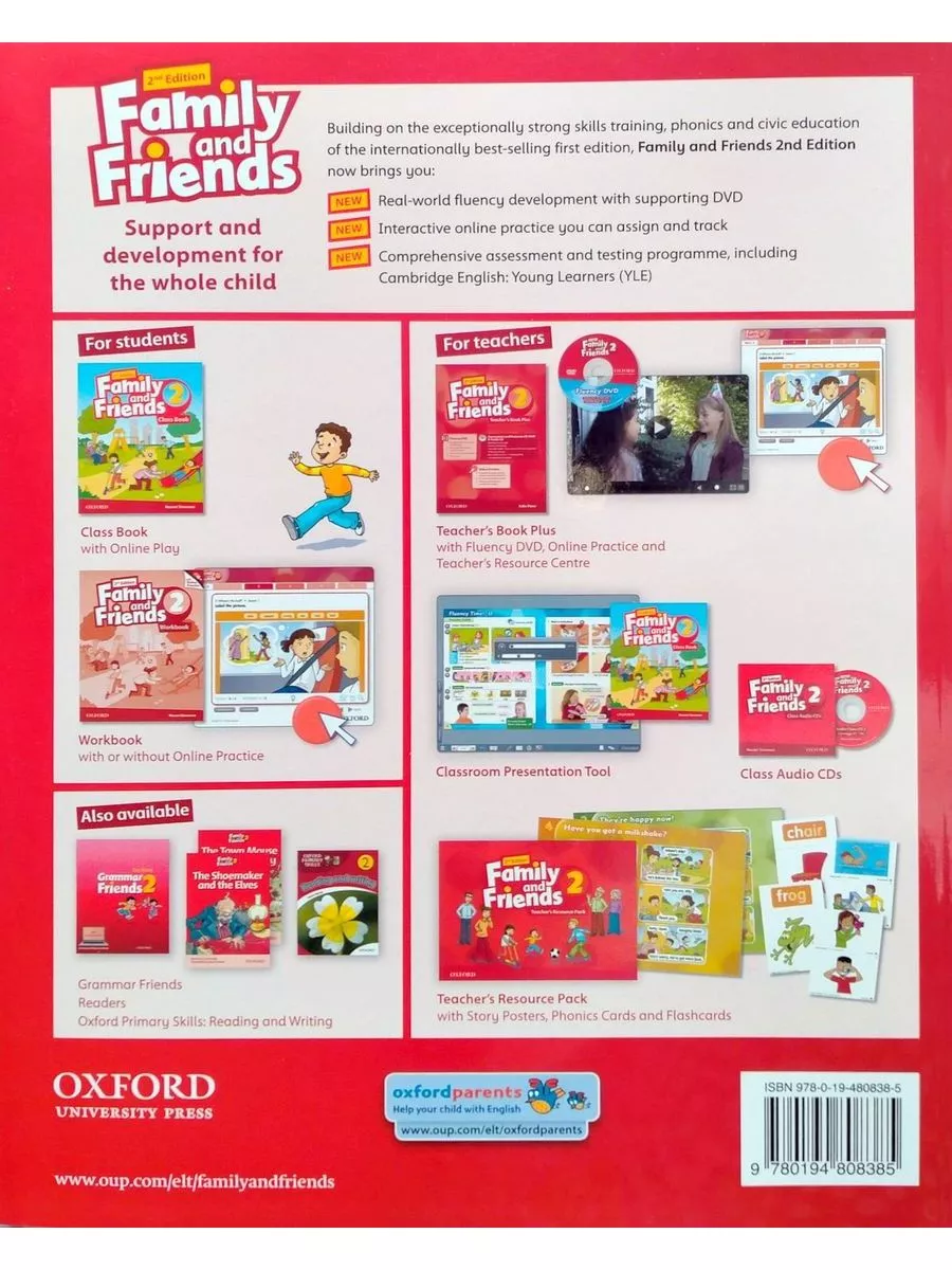 Oxford University Press Family & Friends 2ed 2 Class Book учебник оригинал