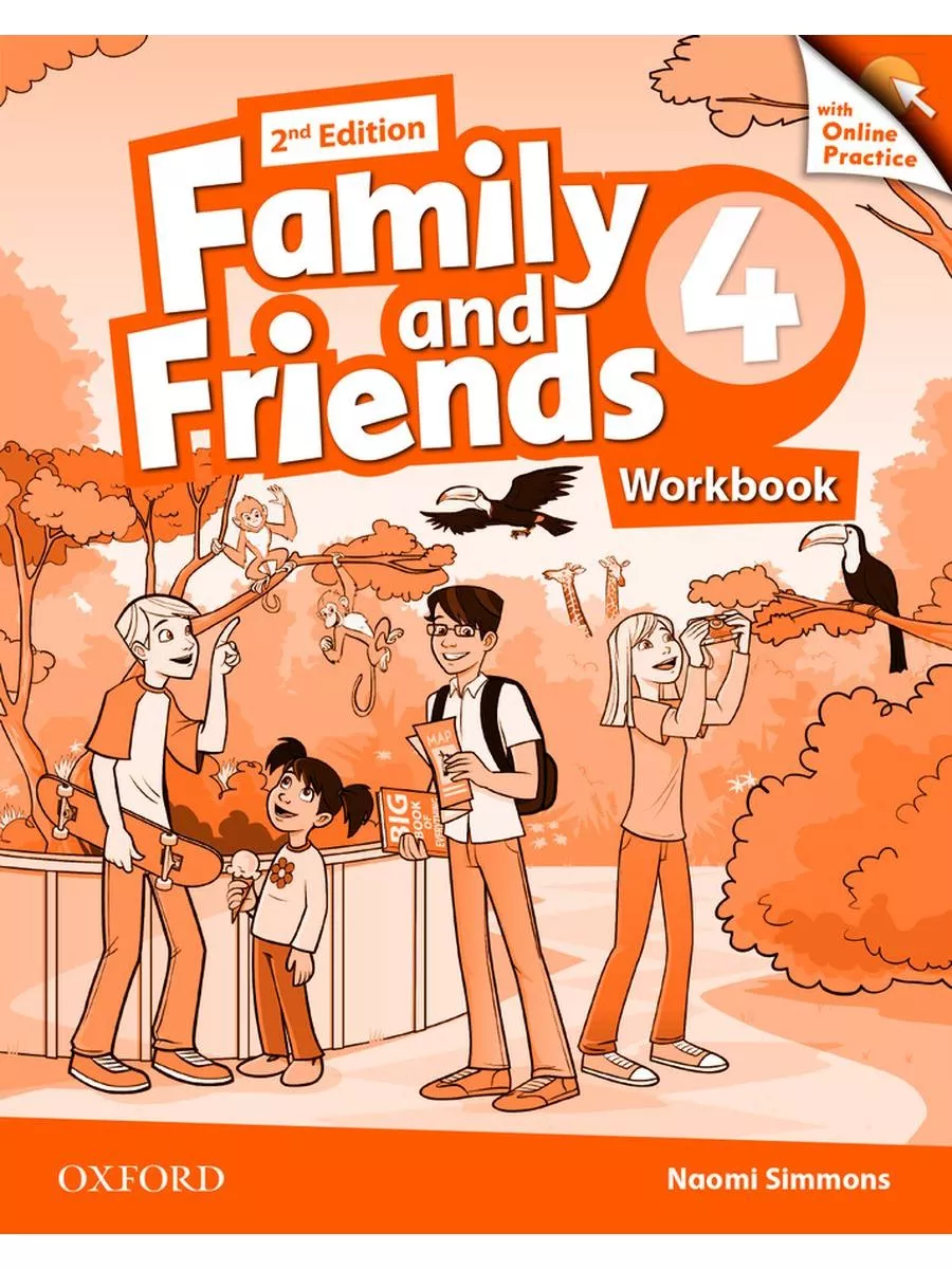 Family & Friends 2 ed 4 Workbook & Online Practice с кодом