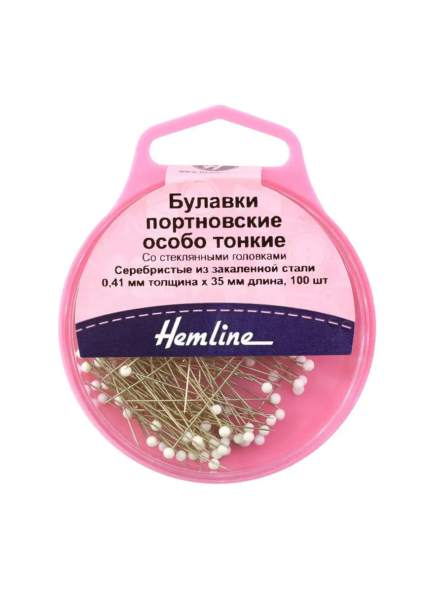 Булавки портновские особо тонкие HEMLINE купить по цене 387 ₽ в  интернет-магазине Wildberries | 12280369