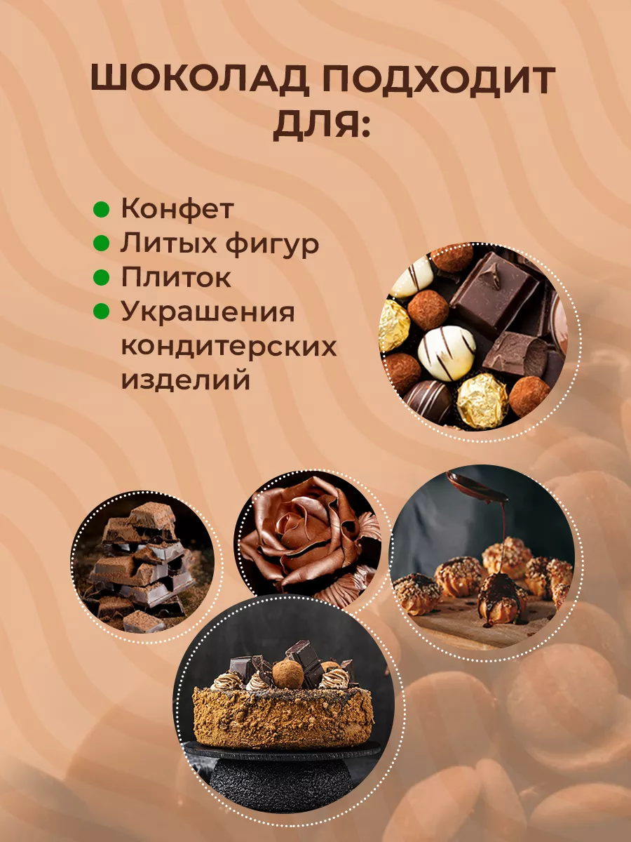 Шоколад кондитерский темный 54,5% какао 2,5кг Callebaut купить по цене 5  078 ₽ в интернет-магазине Wildberries | 12299436