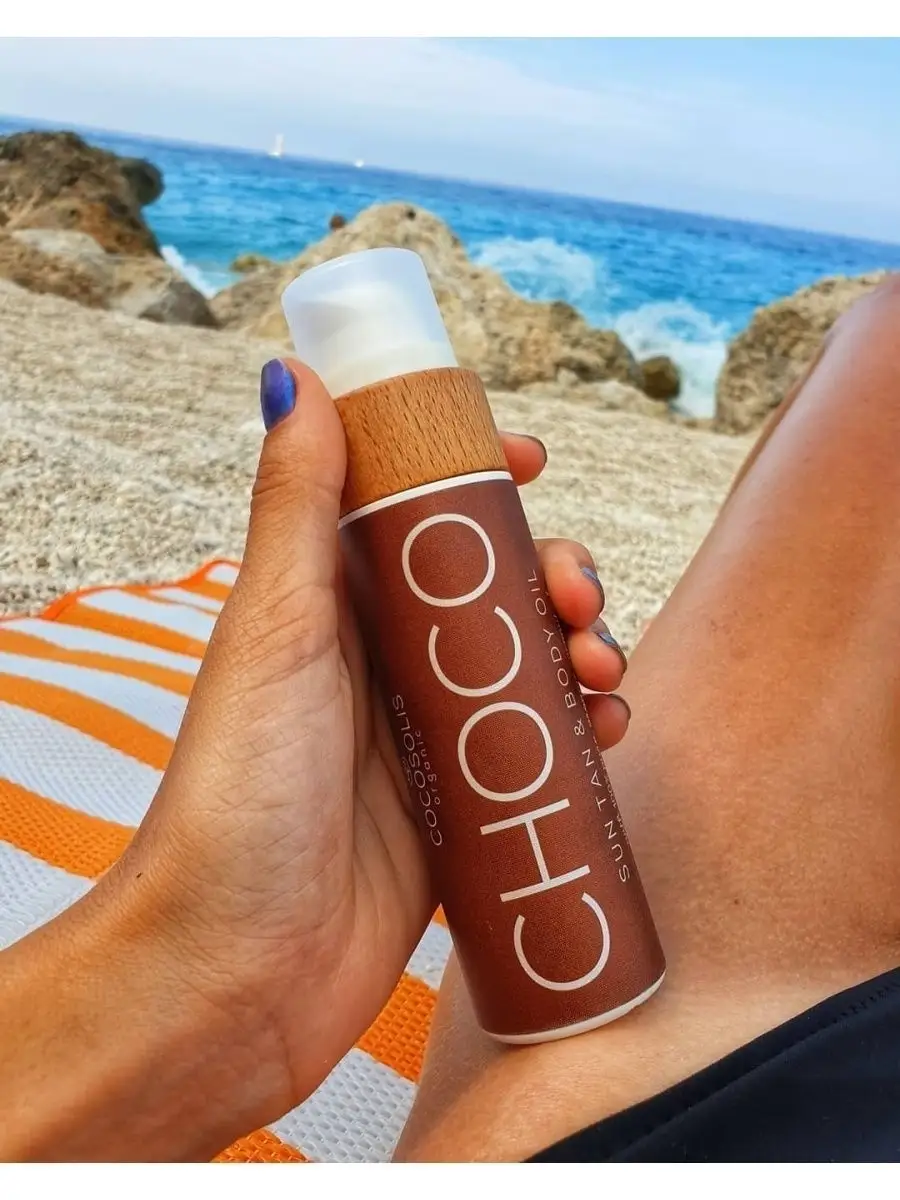 CHOCO Крем масло для загара в солярии и на солнце, 110 мл COCOSOLIS купить  по цене 3 142 ₽ в интернет-магазине Wildberries | 12822032