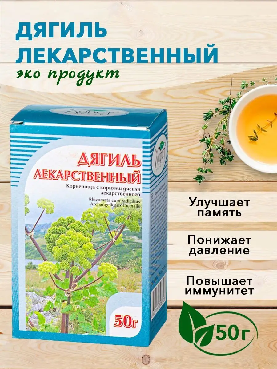 Дягиль лекарственный, травяной сбор, 50 г ХОРСТ купить по цене 0 сум в  интернет-магазине Wildberries в Узбекистане | 12983061