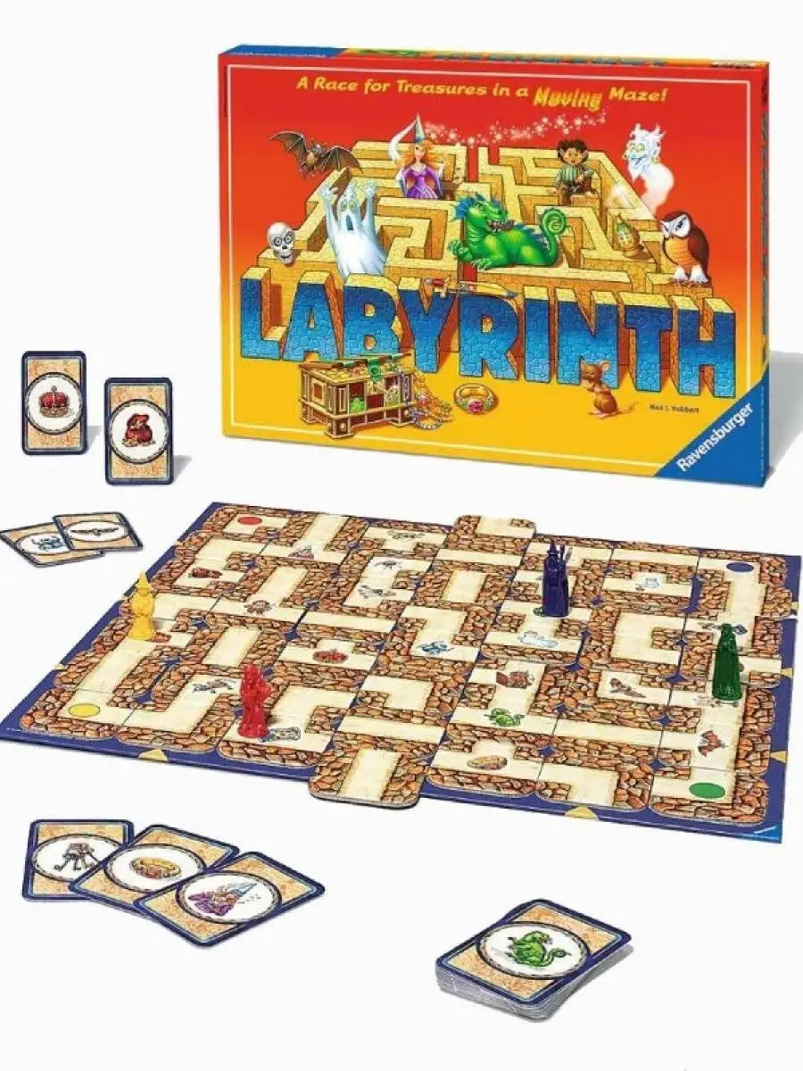 Настольная игра Сумасшедший лабиринт издание 2021 Ravensburger купить по  цене 502 300 сум в интернет-магазине Wildberries в Узбекистане | 12984183