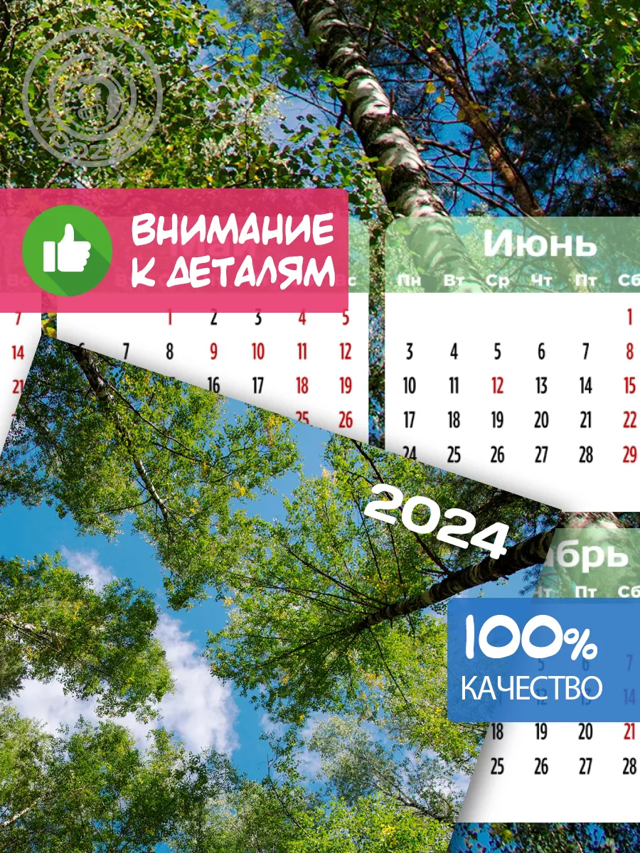 Календарь на 2024 плакат на стену Декор для дома и кухни Woozzee купить по  цене 0 р. в интернет-магазине Wildberries в Беларуси | 14315091