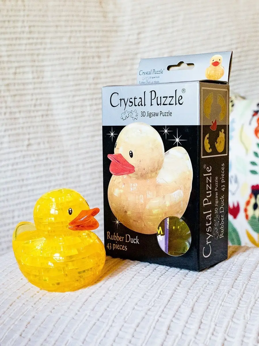 Crystal puzzle 3D Головоломка IQ пазл игра для детей Утенок