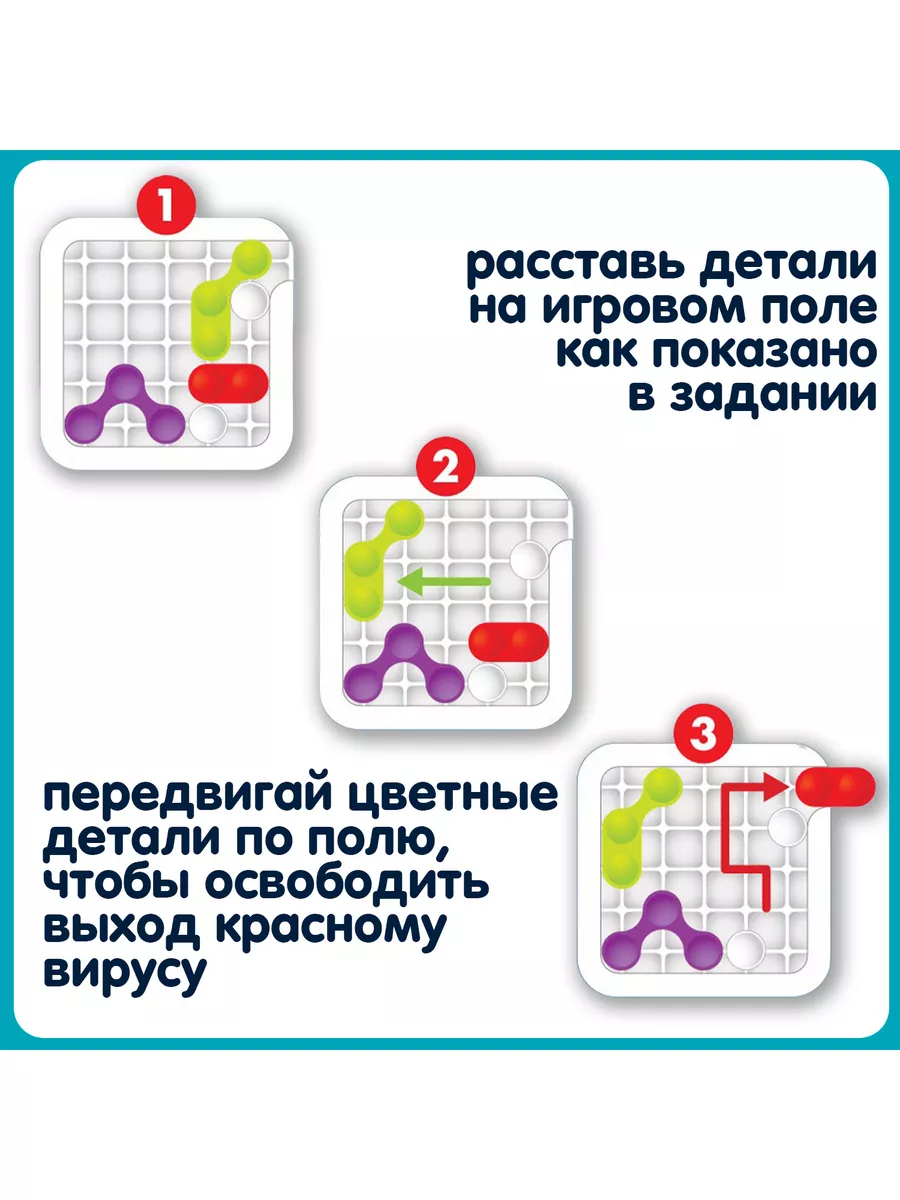 BONDIBON Логическая Игра Антивирус Мутация