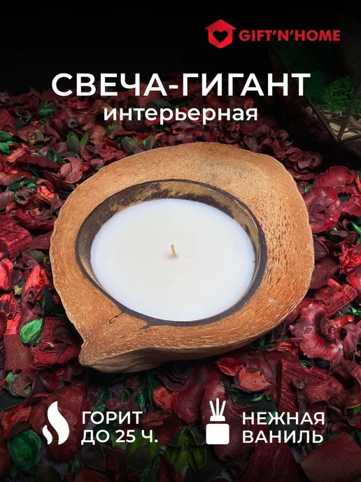 Кокосовые Скорлупки Купить Для Свечей
