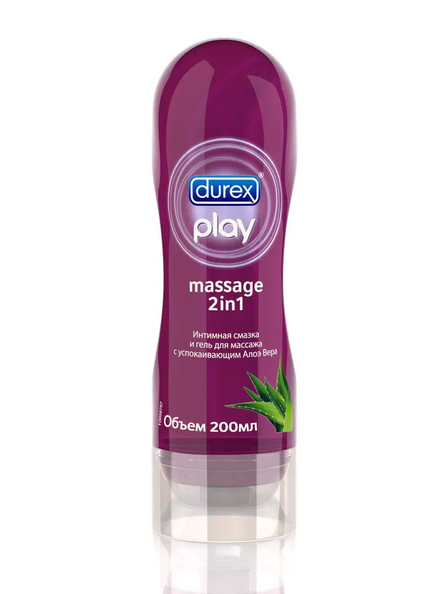 Durex Play Massage 2in1 с успокаивающим Алоэ Вера Интимная смазка и гель  для массажа 200мл