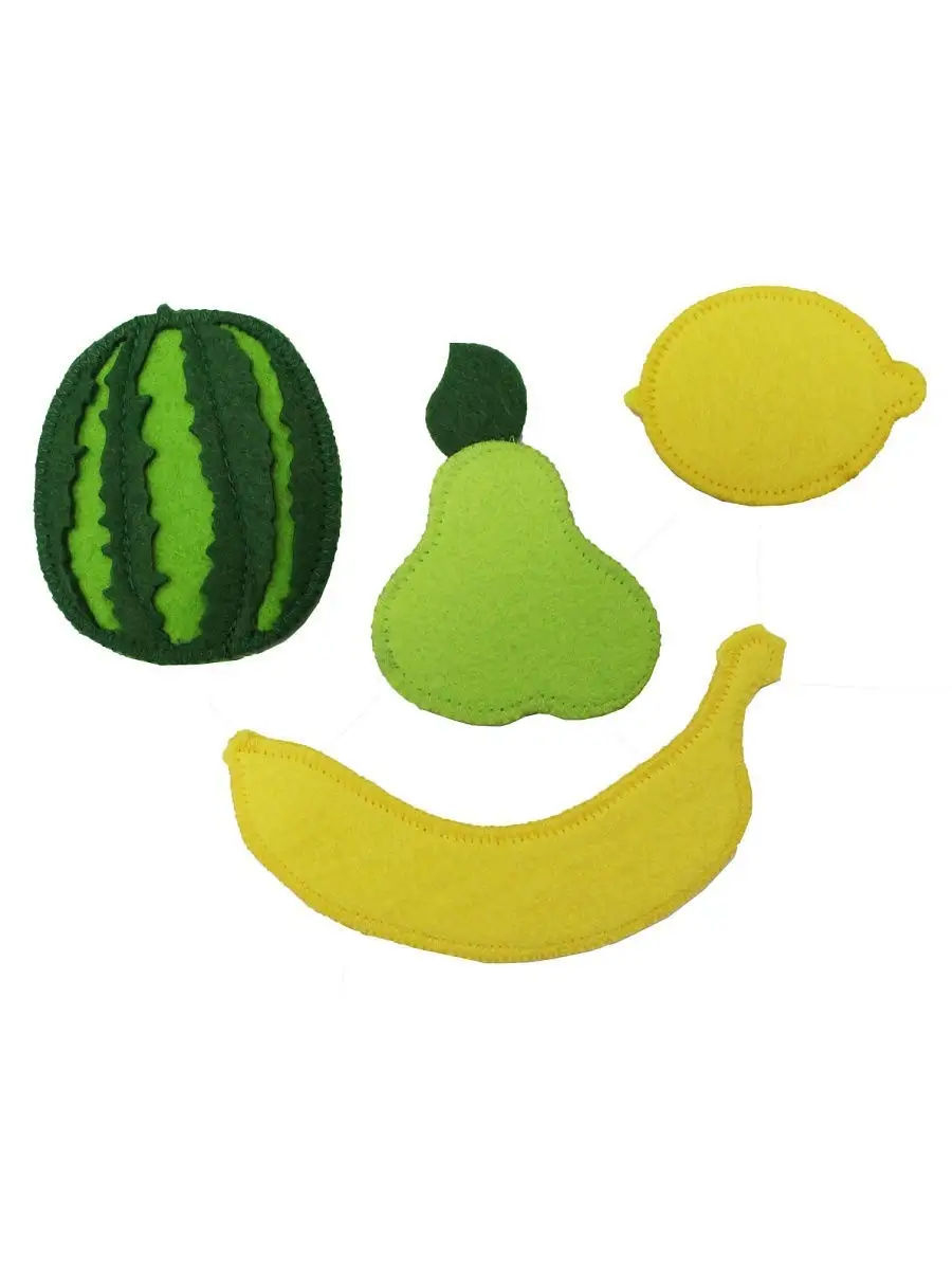 Фрукты из фетра