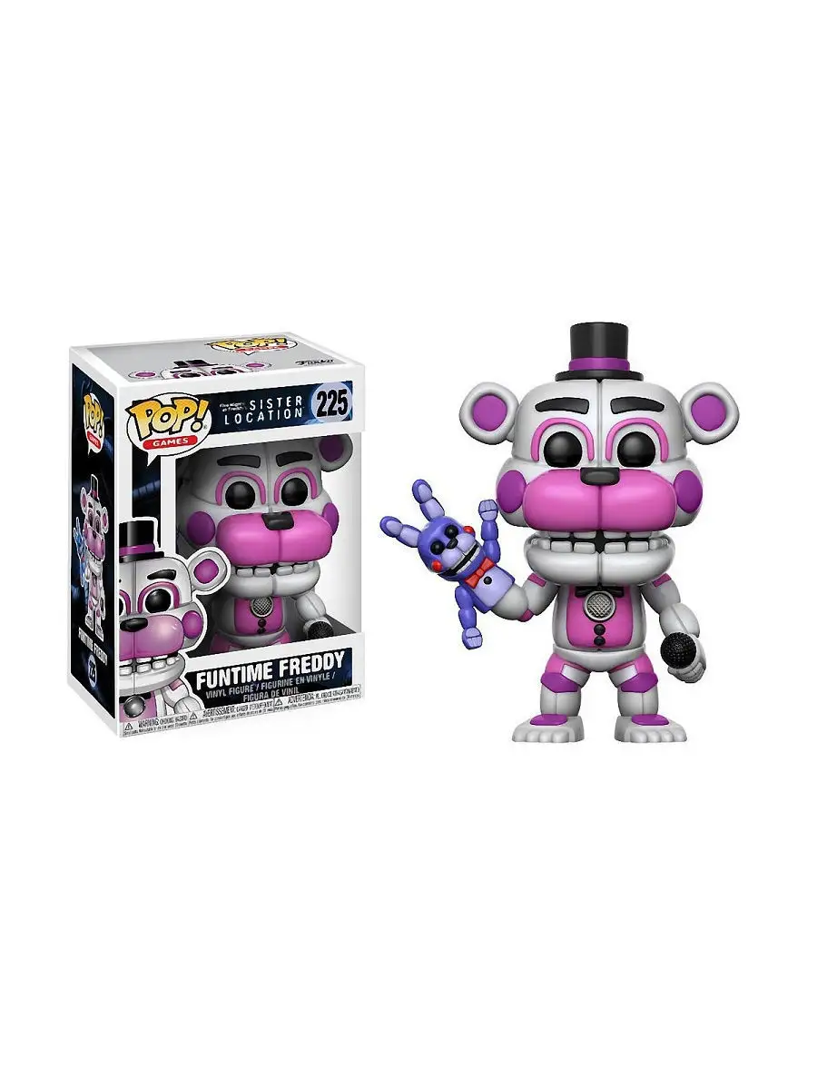 Фигурка POP! Vinyl Games FNAF Sister Location Funtime Freddy… Funko купить  по цене 1 669 ₽ в интернет-магазине Wildberries | 8050695