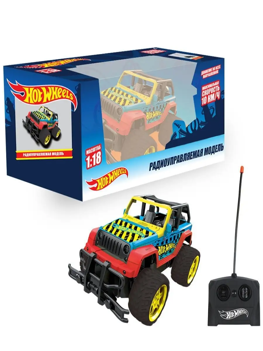 Hot Wheels Машинка на пульте управления Джип Hot Wheels