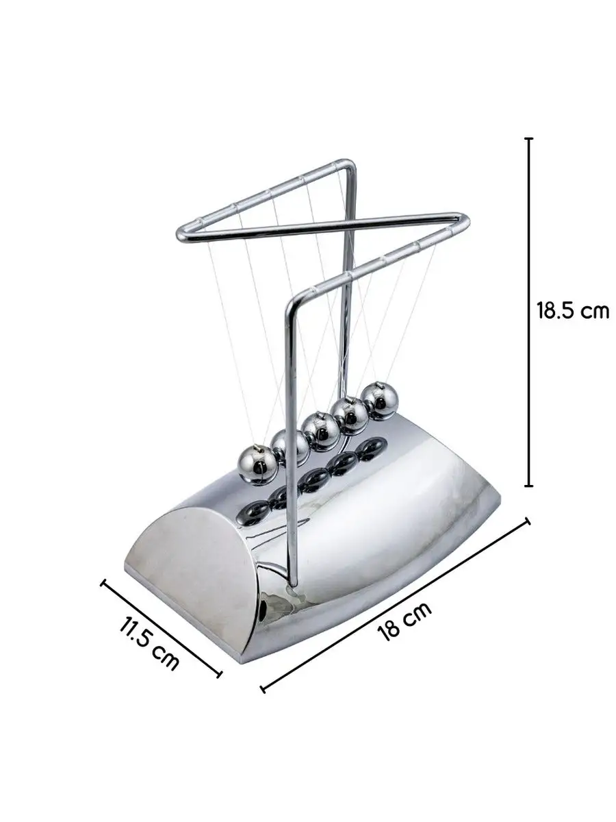 Шары Ньютона, маятник настольный ЭВРИКА подарки и удивительные вещи купить  по цене 973 ₽ в интернет-магазине Wildberries | 8382435