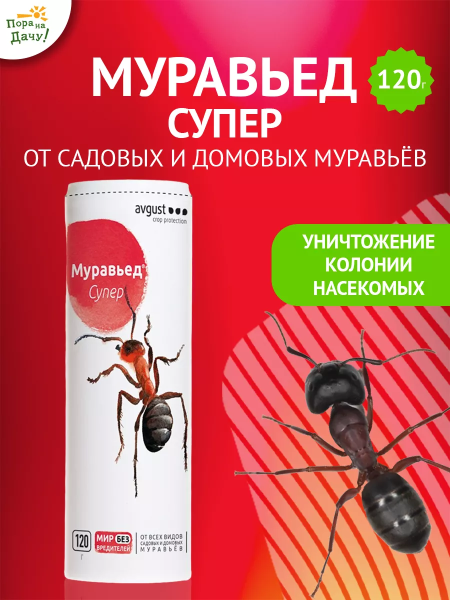 Гранулы от муравьев Муравьед Супер, 120г Август AVGUST купить по цене 74  600 сум в интернет-магазине Wildberries в Узбекистане | 9245071