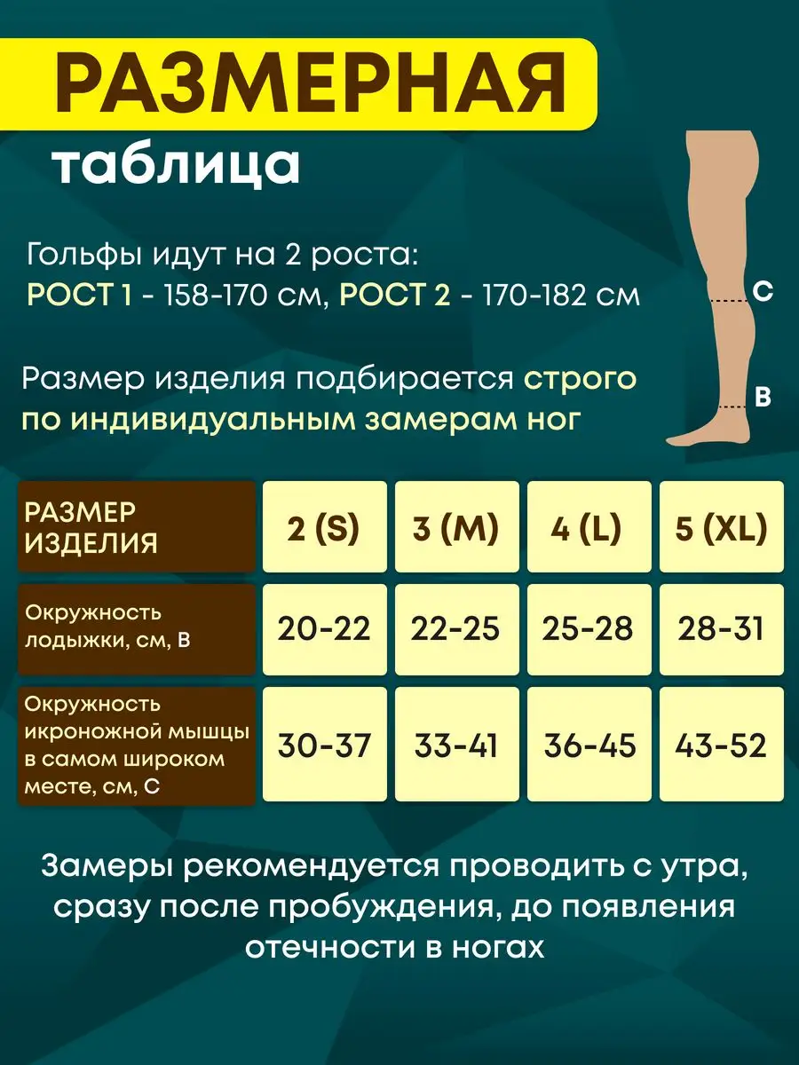 Гольфы Польза Компрессионные Модель 3001 Купить