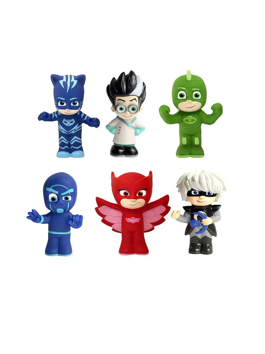 Герои в масках. Игровой набор для ванны, пластизоль, 6 шт PJ Masks купить  по цене 0 сум в интернет-магазине Wildberries в Узбекистане | 9708133